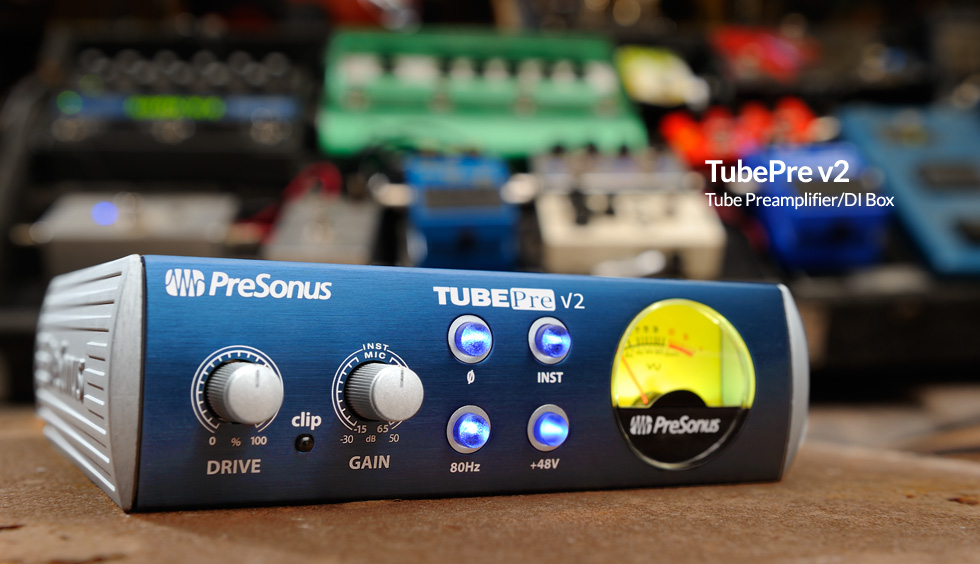きれい PreSonus TubePre V2 真空管プリアンプ/DIボックス XMAX回路採用
